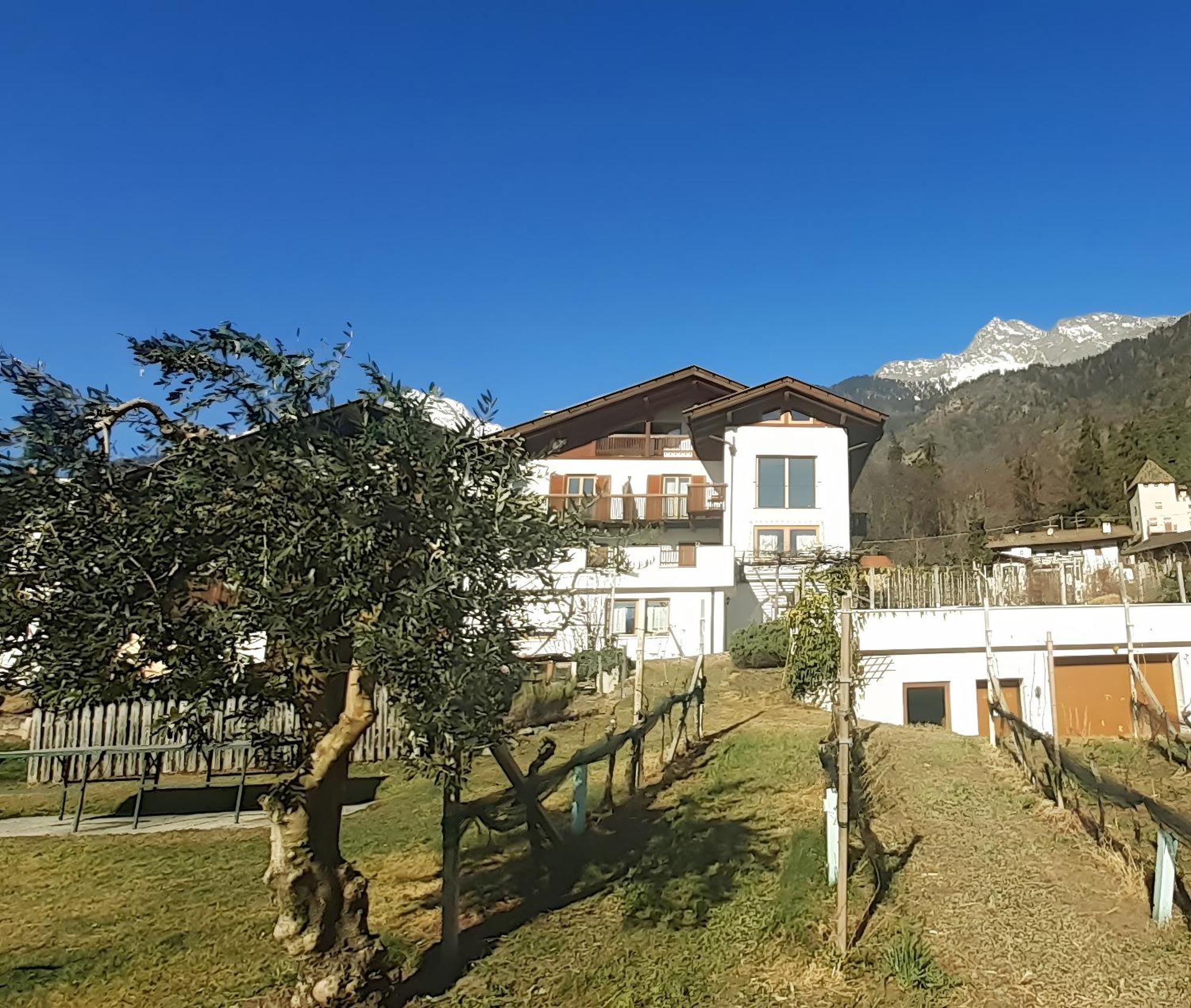 Froehlichhof Wohnung Apfelbluete Lagundo Exterior foto